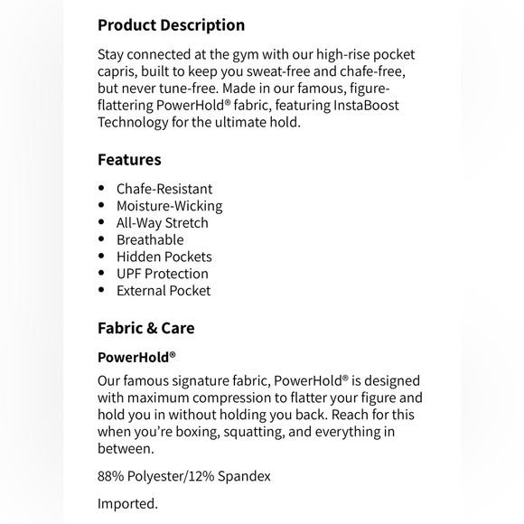 Fabletics Mila Pocket Capri - Picture 5 of 6